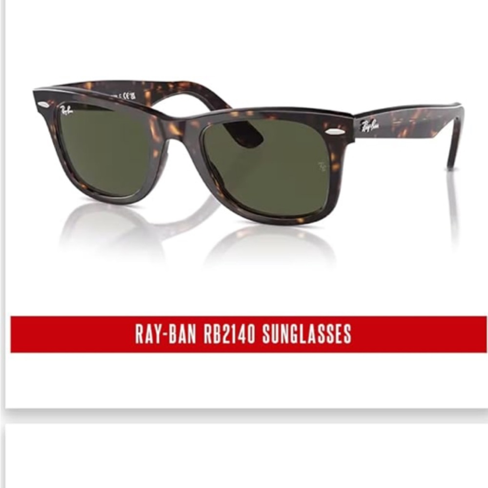 Ray-Ban Wayfarer Sunglasses with Tortoise Frame